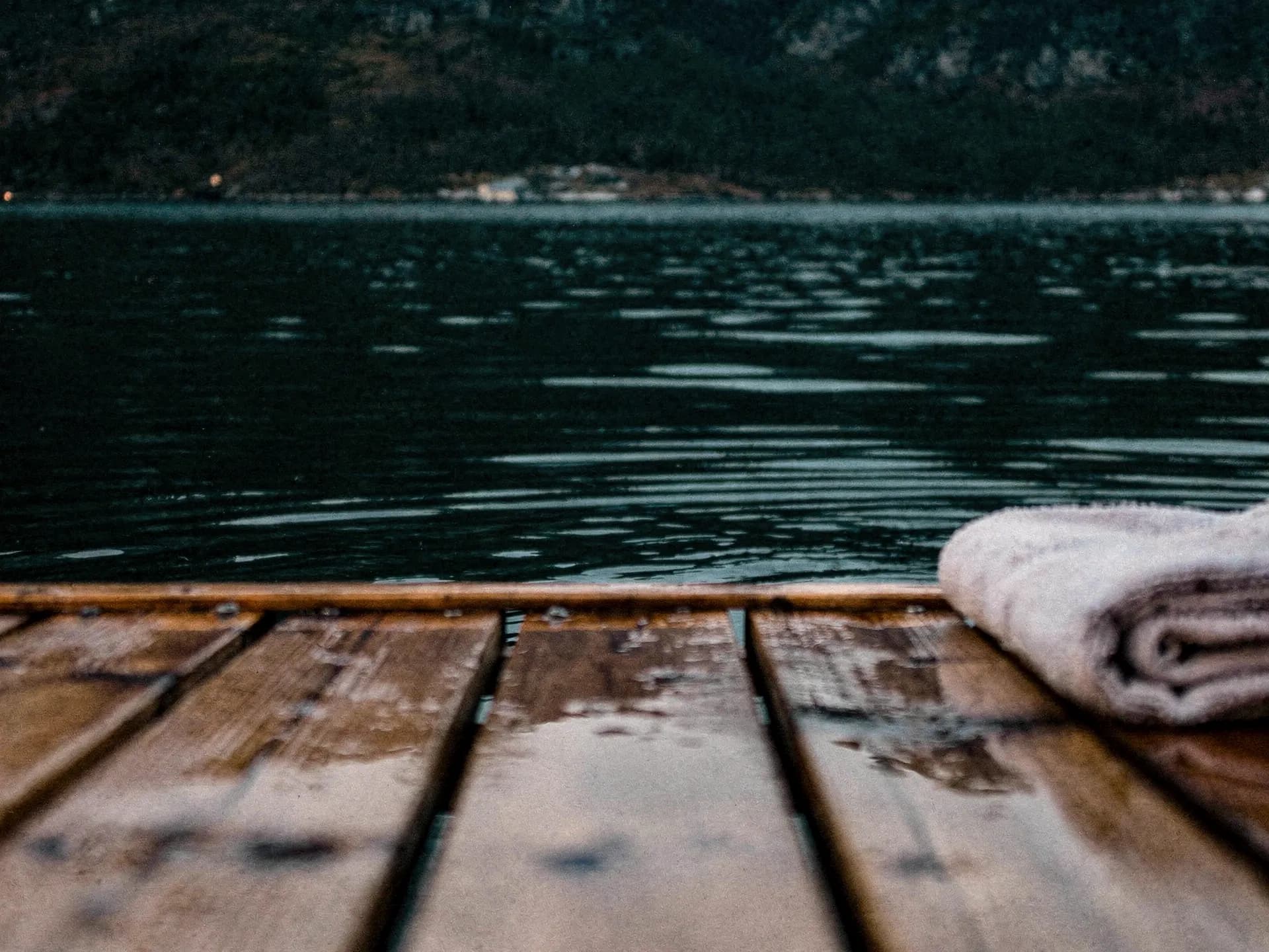 Fjordbad ved brygga