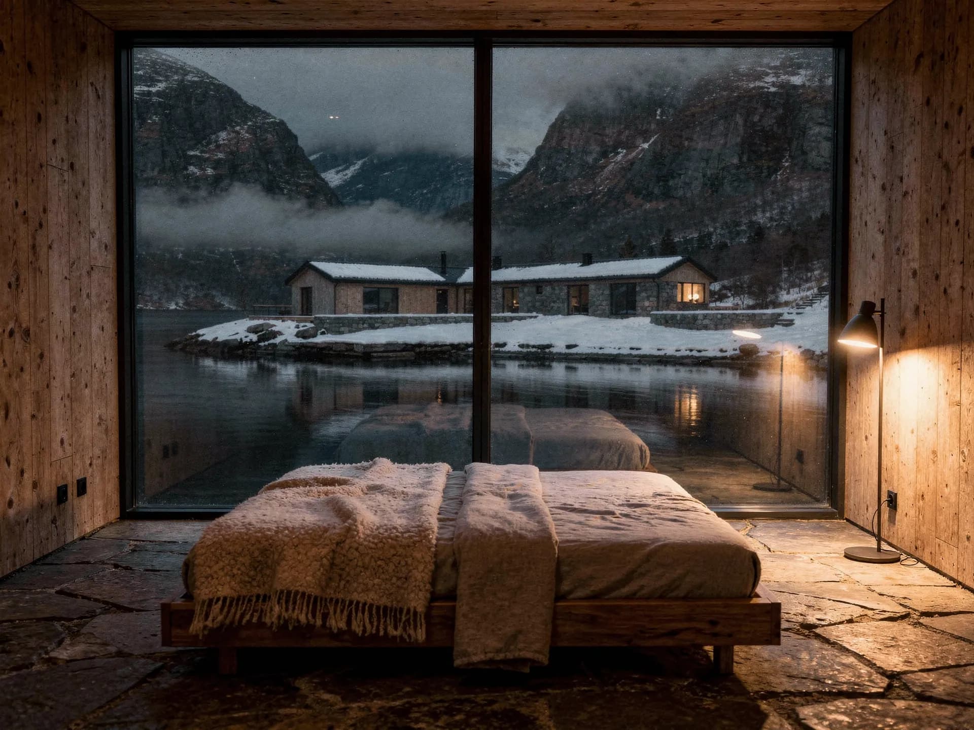 Fjordrom mot vannet