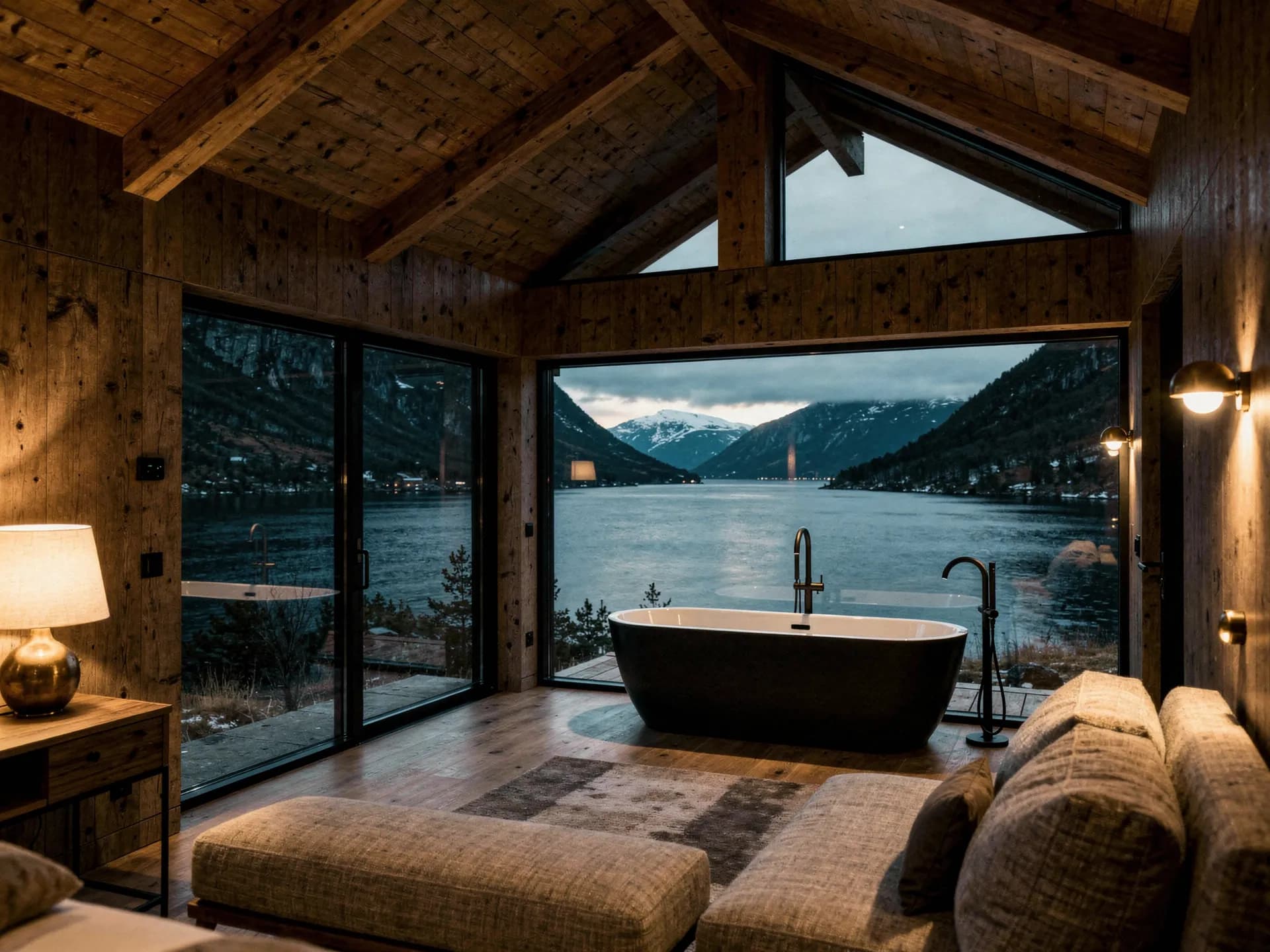 Fjordsuite øverst i huset